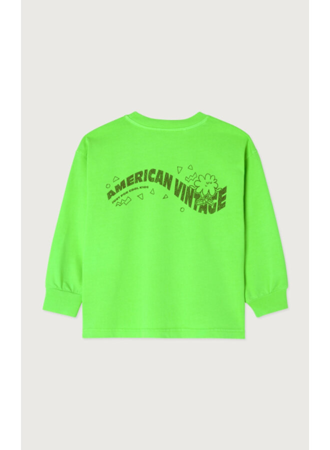 American Vintage | fizvalley longsleeve | absinthe fluo