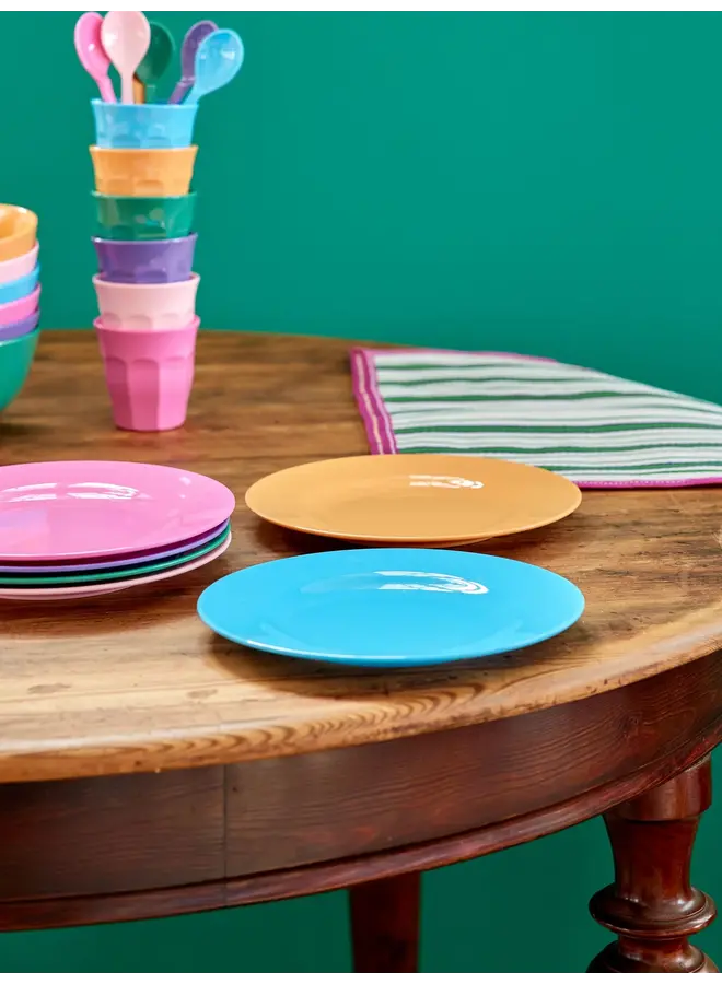 Rice | melamine round dinner plate | colors