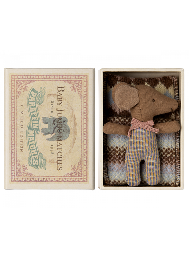 Maileg | baby mouse sleepy/wakey in box | girl