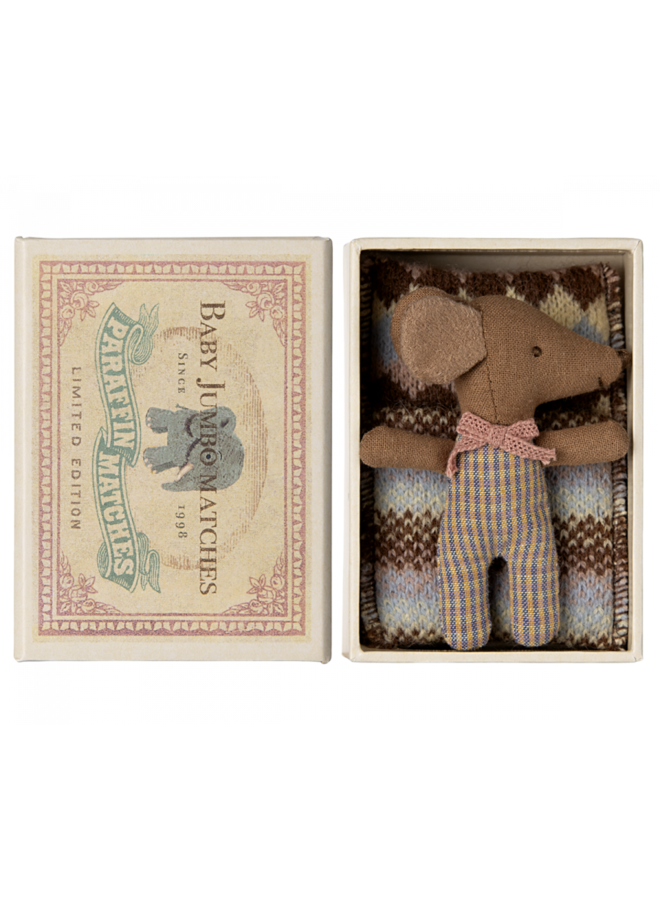 Maileg | baby mouse sleepy/wakey in box | girl