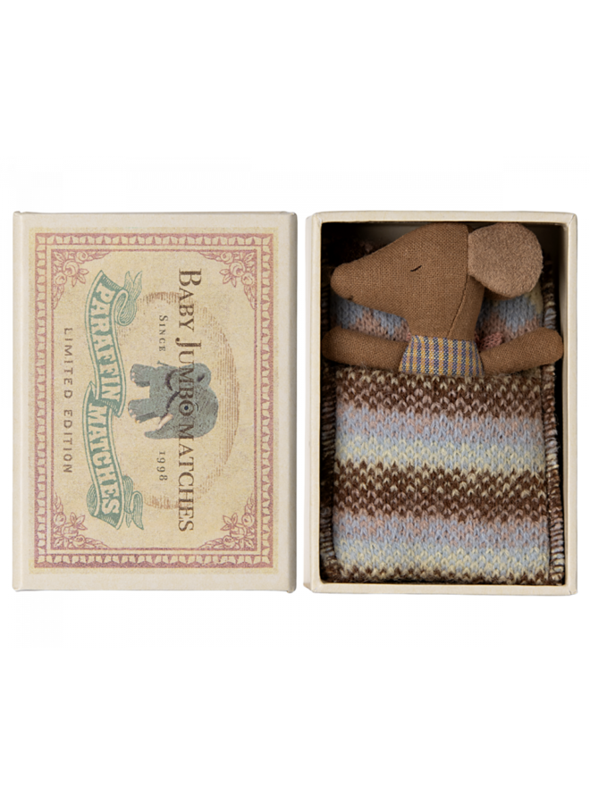 Maileg | baby mouse sleepy/wakey in box | girl