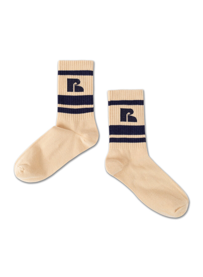 Repose AMS | sporty socks | sand logo