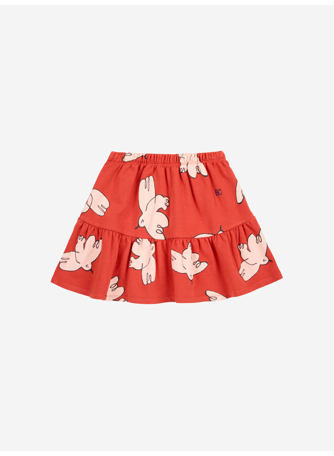 Bobo Choses | freedom bird all over skirt | red