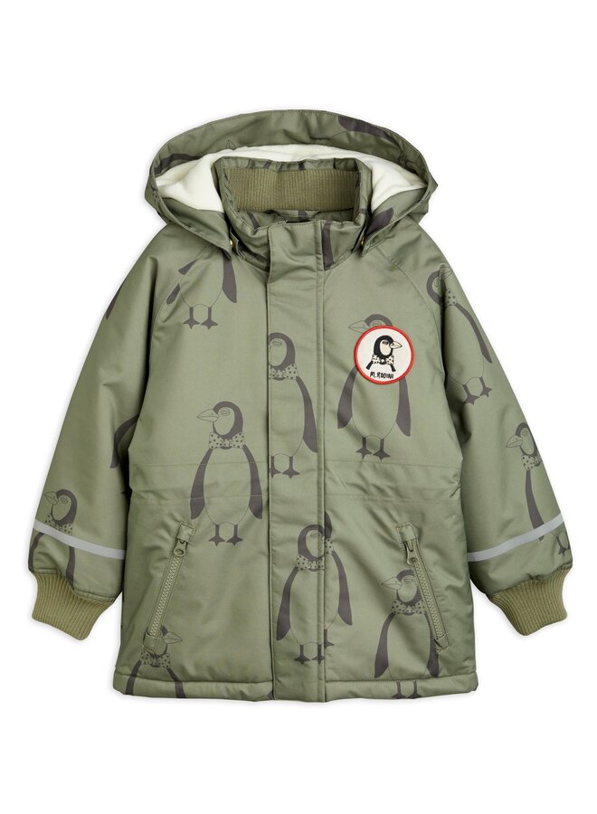 Mini Rodini | penguin k2 parka | green