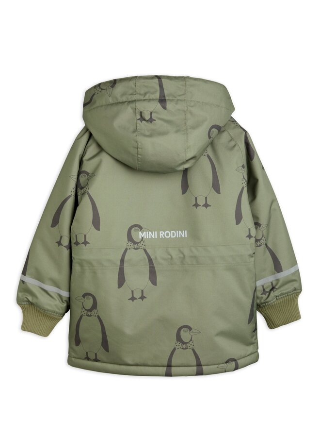 Mini Rodini | penguin k2 parka | green