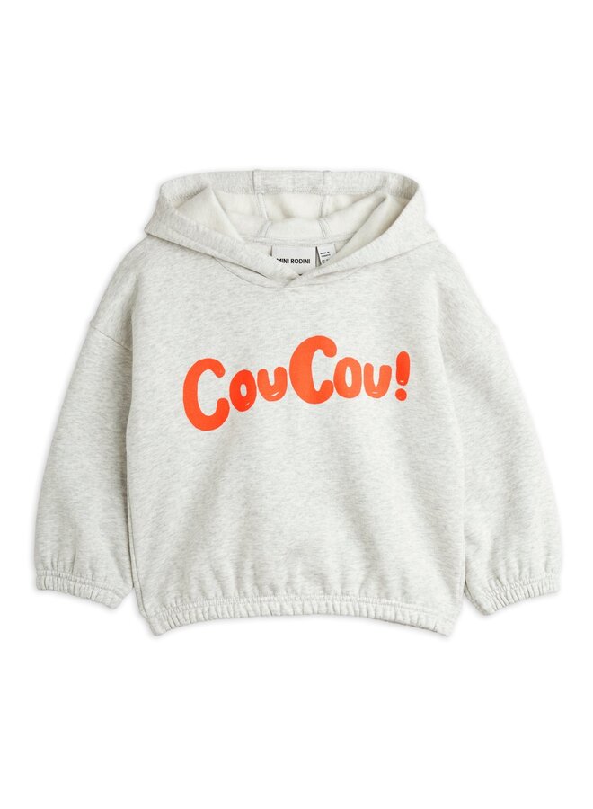 Mini Rodini | coucou sp hoodie | grey melange