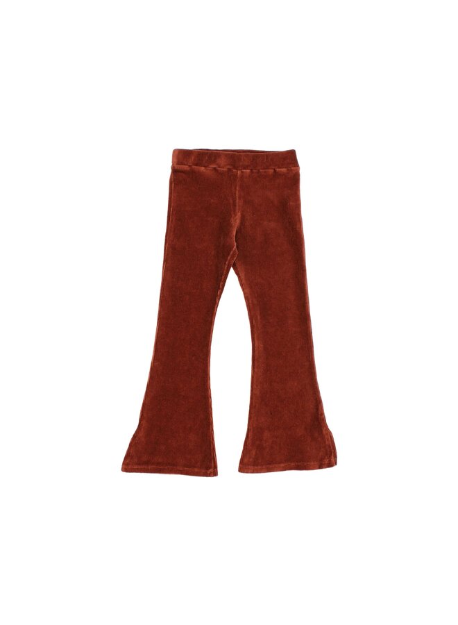 Buho | rib velvet pants | henna