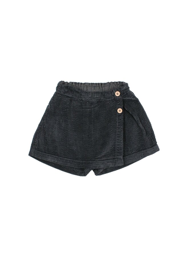 Buho | corduroy skirt-shorts | antracite