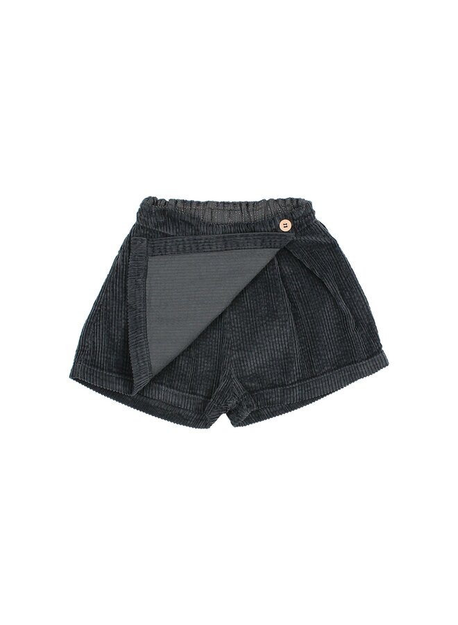 Buho | corduroy skirt-shorts | antracite