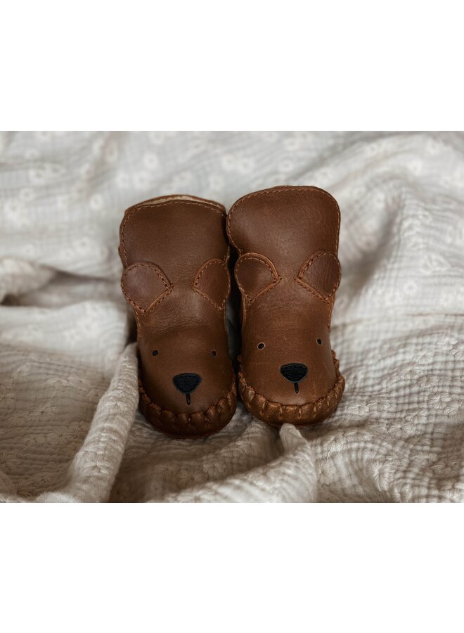 Donsje | kapi classic booties | bear | cognac classic leather