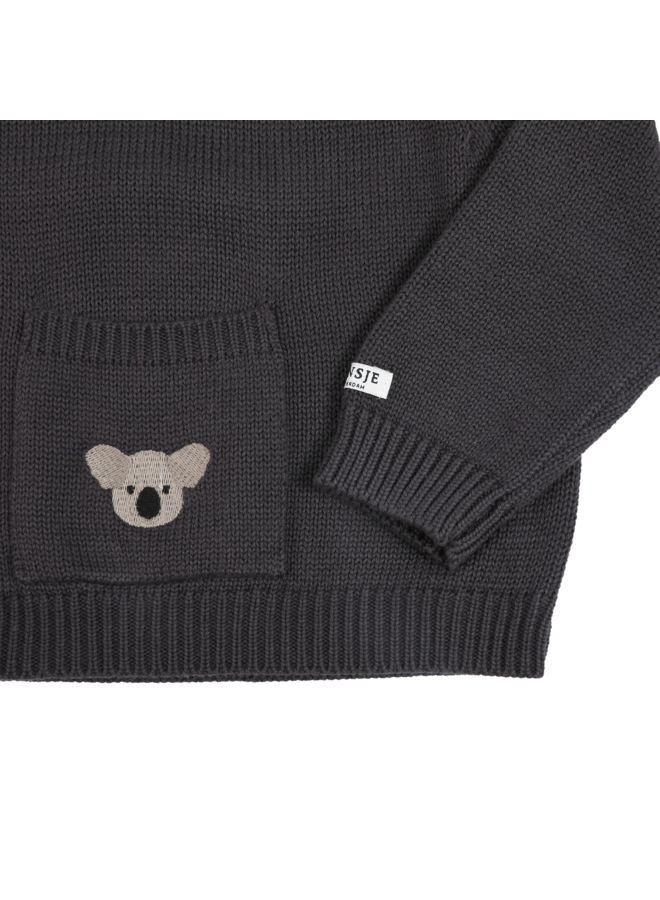 Donsje | loeke sweater | koala | cloudy grey