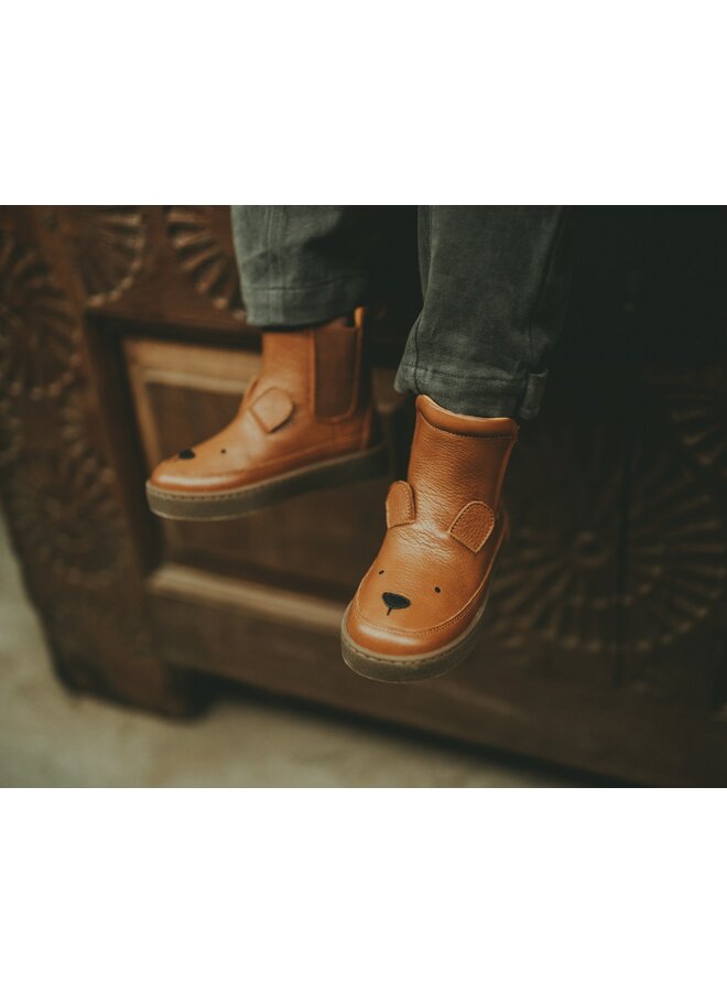 Donsje | thuru classic boots | bear | cognac leather