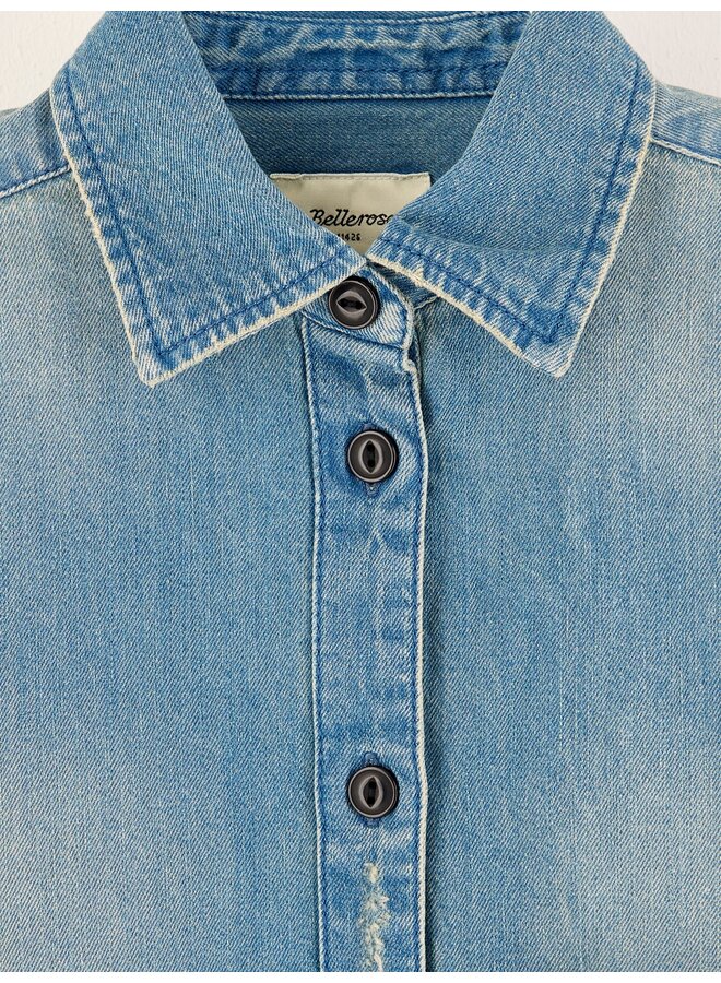 Bellerose | wiggle shirt | lt blue stone