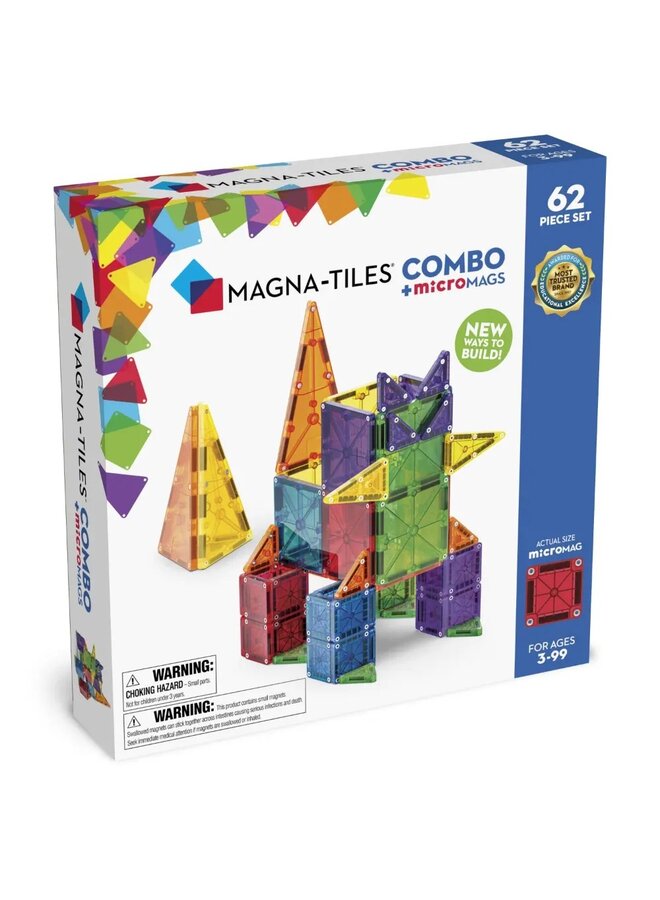 Magna-Tiles | stardust | combo 62 piece set