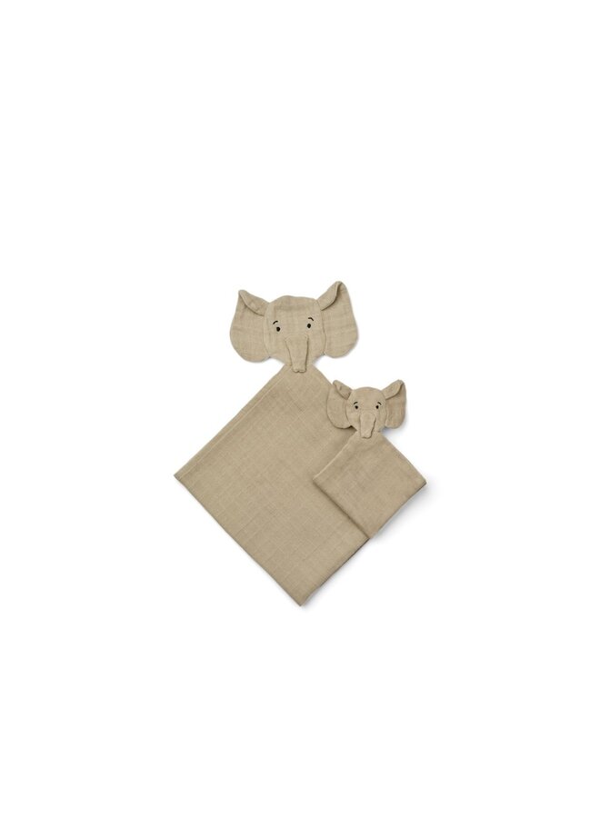 Liewood | alya elephant cuddle cloth set | mist