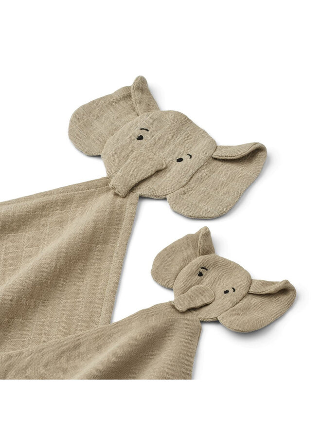 Liewood | alya elephant cuddle cloth set | mist