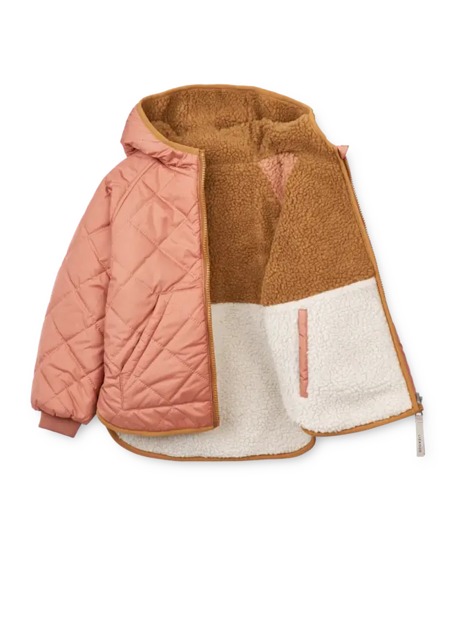 Liewood | jackson reversible jacket | tuscany rose mix