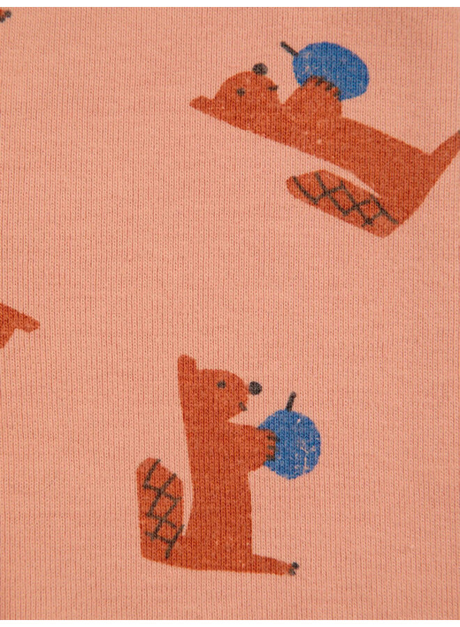 Bobo Choses | baby hungry squirrel all over leggings | light brown