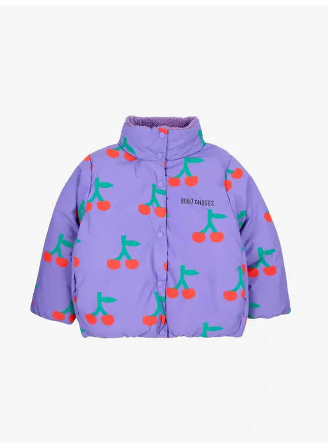 Bobo Choses | bobo cherry all over anorak | lavender