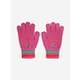 Bobo Choses | cherry knitted gloves | fuchsia