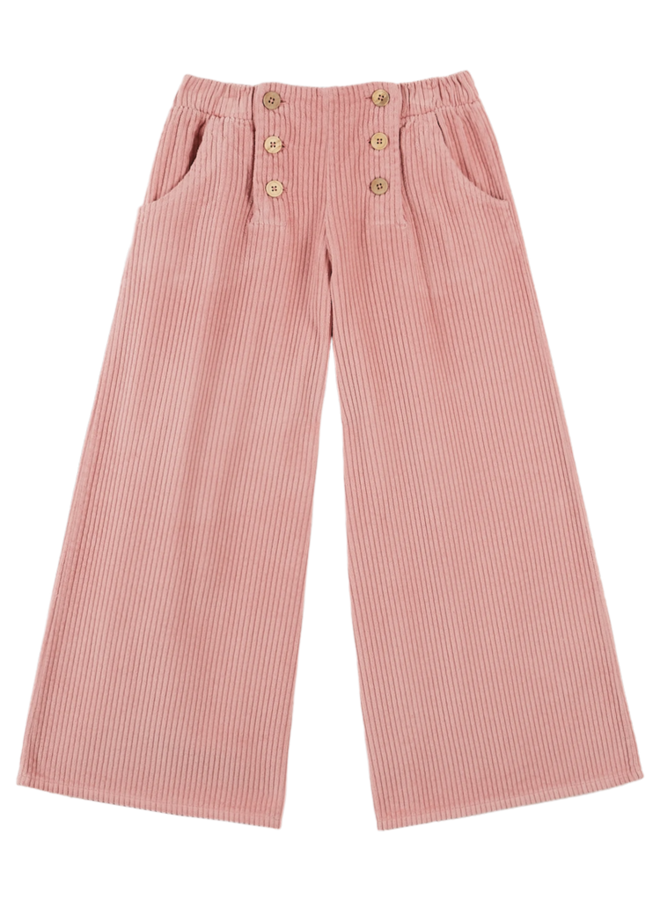 Emile et ida | pantalon a pont velours | blush