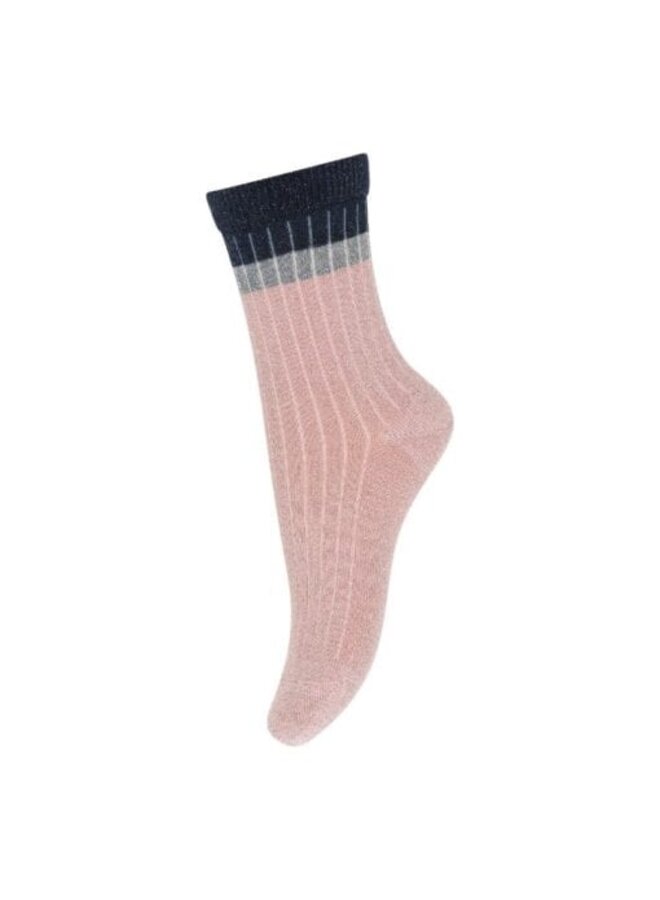 MP Denmark | norma glitter socks | silver pink