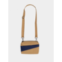Susan Bijl I bum bag I navy & camel I small