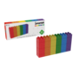 Smartek | magnetische bouwblokken regenboog | 24 stuks