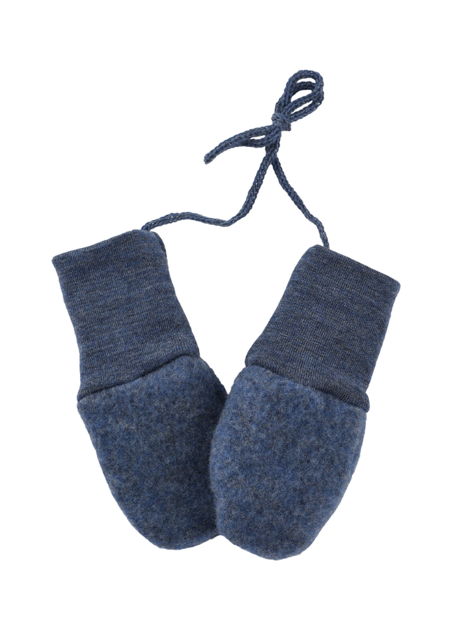 Engel | baby-mittens | blue melange