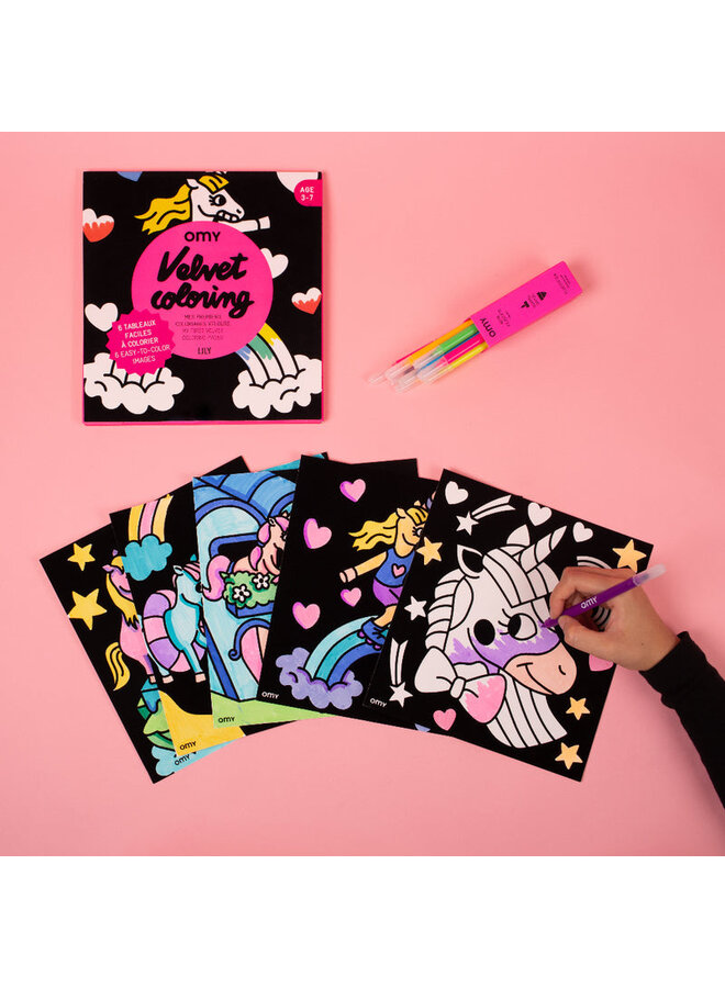 OMY | velvet coloring | lily