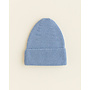 Hvid | beanie fonzie newborn | light blue