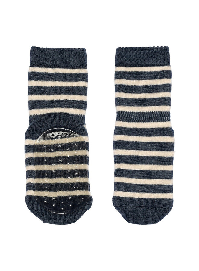 MP Denmark | elis socks anti-slip | dark denim melange