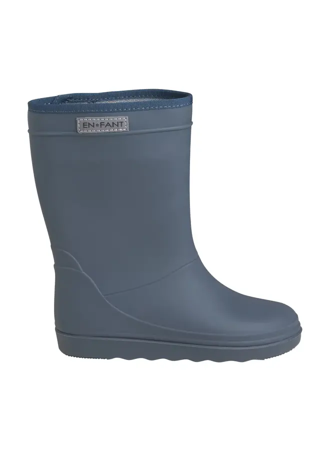 En Fant | rain boots solid | dark slate