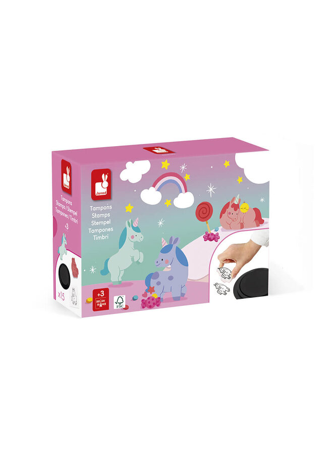 Janod | stempels eenhoorn