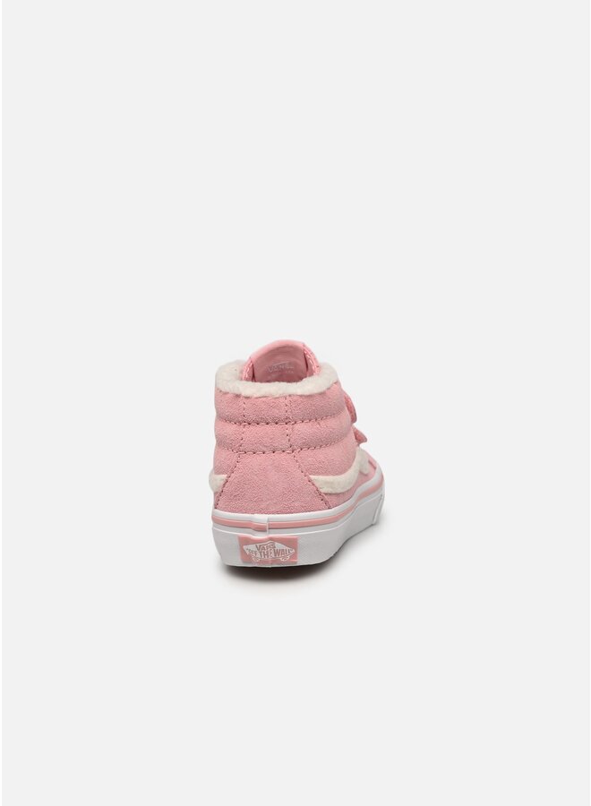Vans | toddler | sk8 mid | sherpa pop pink