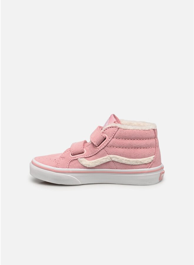 Vans | toddler | sk8 mid | sherpa pop pink