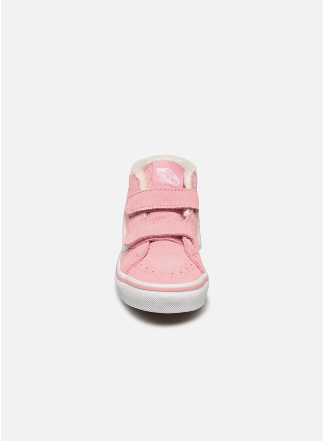 Vans | toddler | sk8 mid | sherpa pop pink