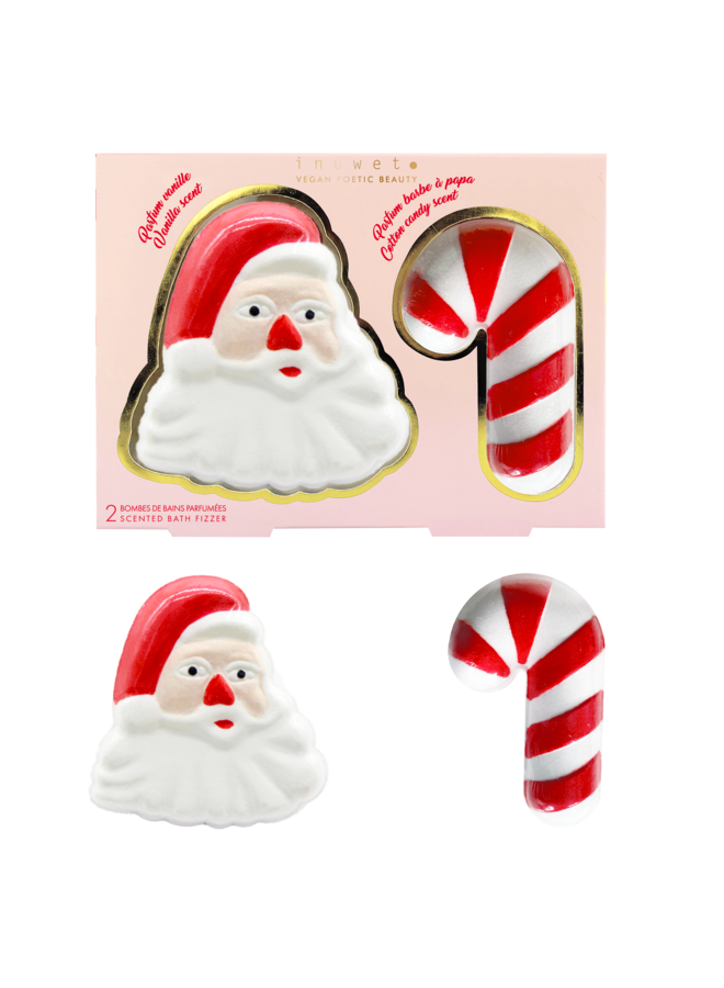 Inuwet | santa fizz | 2 bruisballen