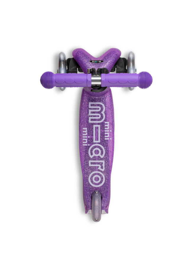 Micro | mini step glitter | led paars