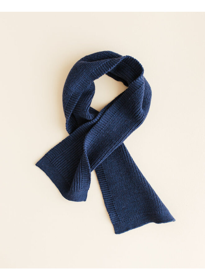 Hvid | scarf gustave | blue