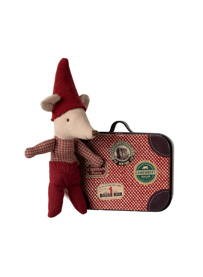 Maileg | christmas mouse | baby in suitcase