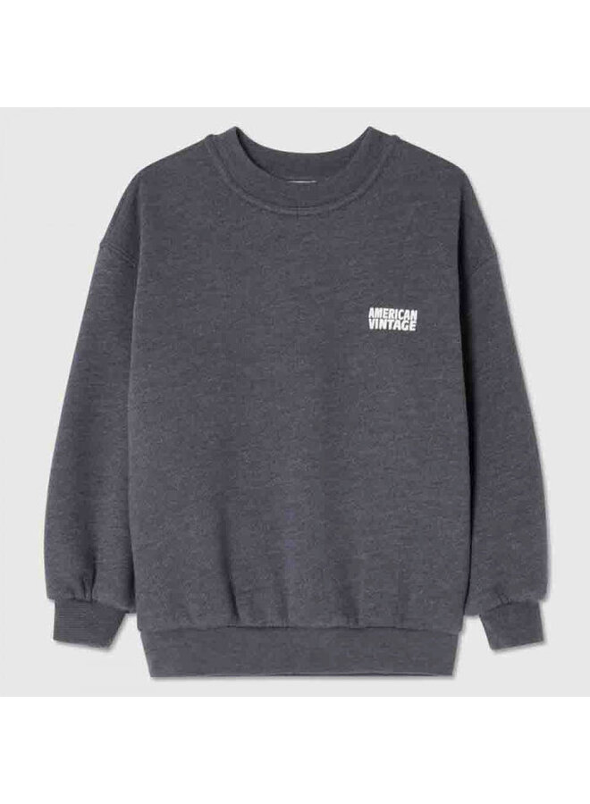 American Vintage | doven sweatshirt | carbone surteint