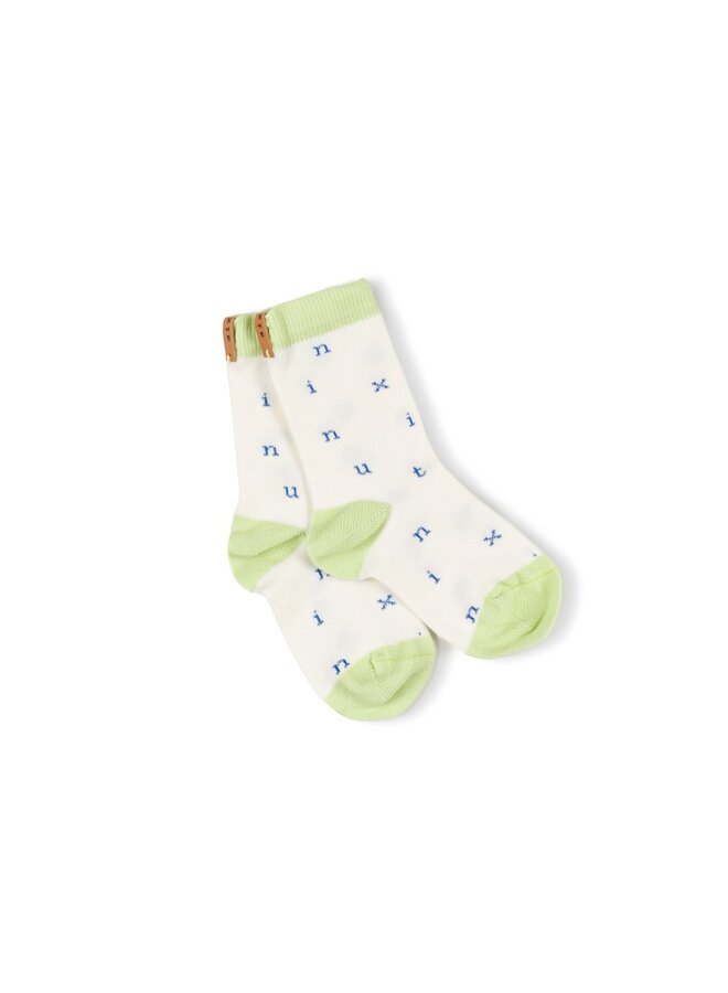 Nixnut | letter socks | sea