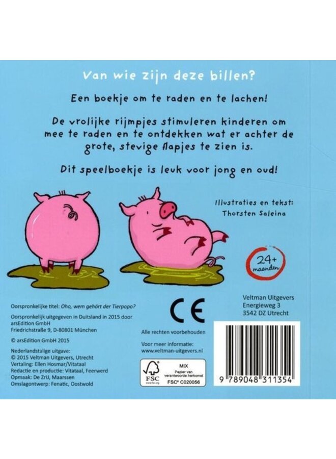 Boeken | flapjesboek | van wie zijn deze billen
