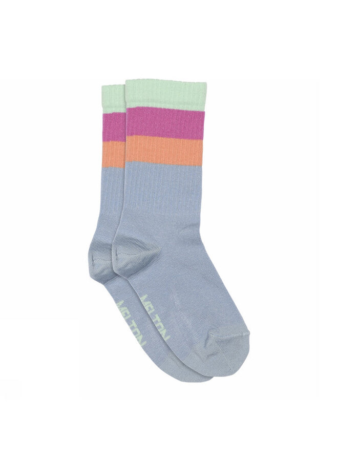 MP Denmark | wide stripes socks | forever blue