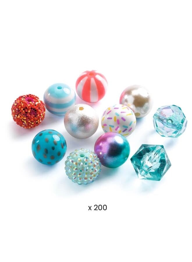 Djeco | bubble kralen | zilver