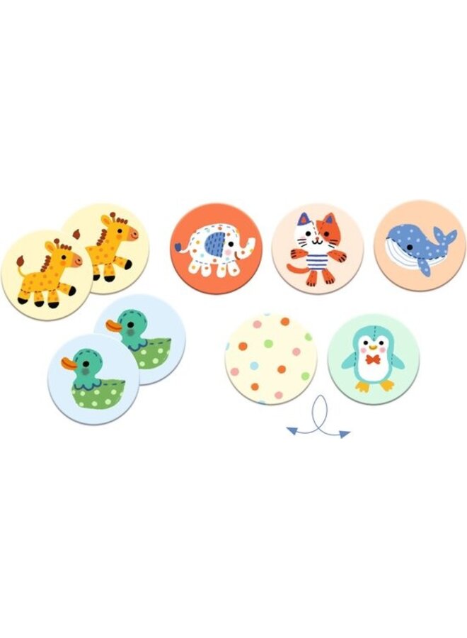 Djeco | memory | stuffed animals
