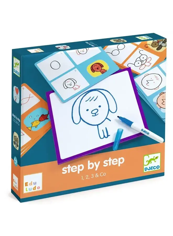 Djeco | eduludo | step by step | 1,2,3 and co