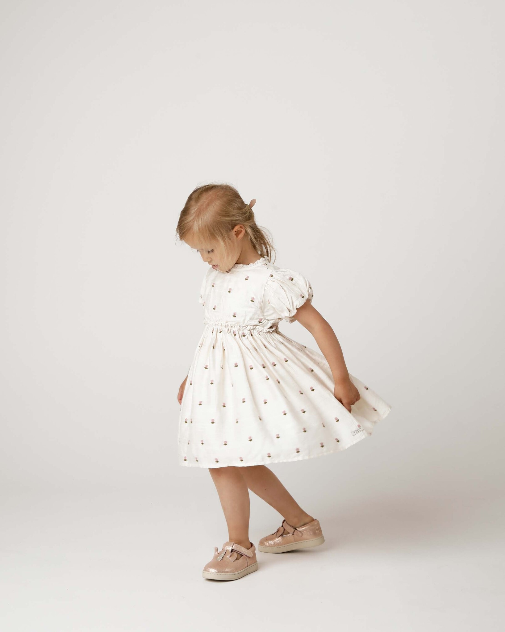 Donsje Donsje clarize dress roses warm white