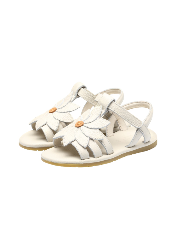 Donsje | iles fields sandals | daisy | off white leather